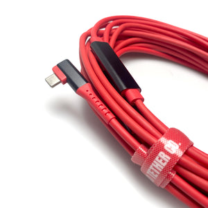 
                  
                    Load image into Gallery viewer, Area 51 Fujifilm Los Alamos XL PRO+ Right Angle USB-C to USB-C Tether Cable ( 9.5m / 31ft )
                  
                