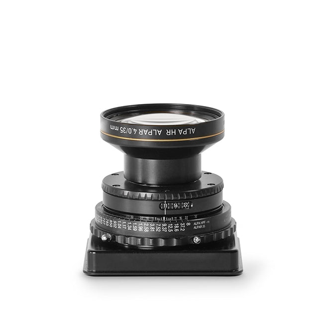 ALPA Rodenstock 35mm f/4.0 HR Alpar, LB in Aperture Unit